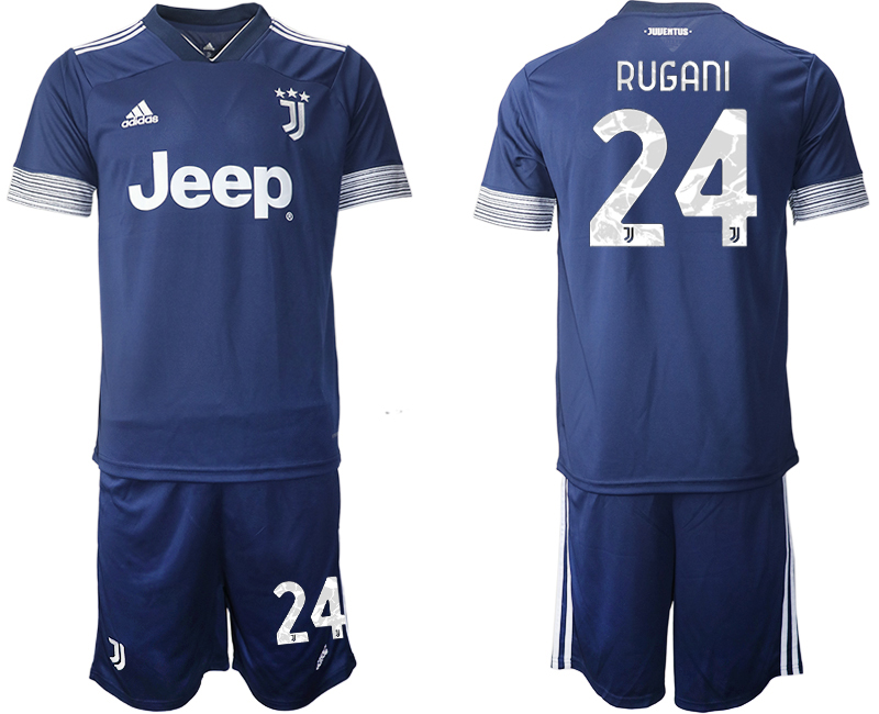 Men 2020-2021 club Juventus away #24 blue Soccer Jerseys
